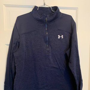 Under Armour 1/2 Zip Pullover, Men's size L, Navy Blue
